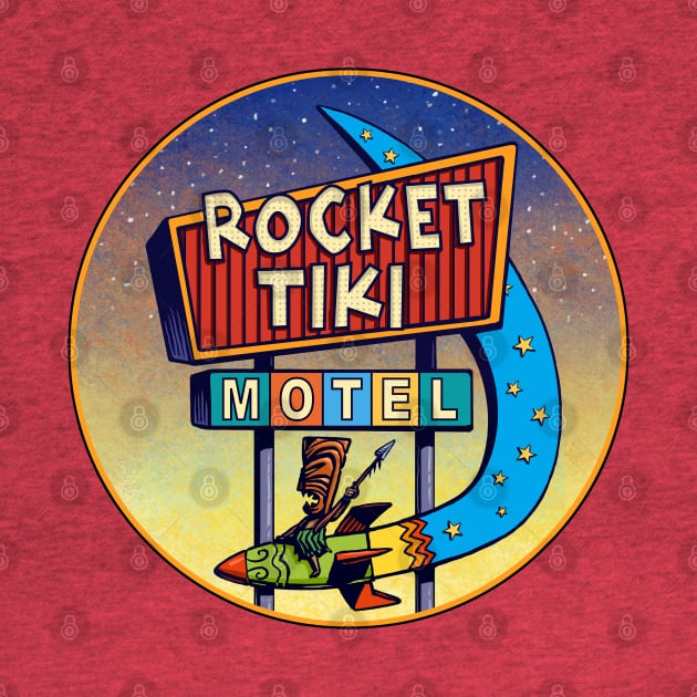 Rocket Tiki Motel by ChetArt